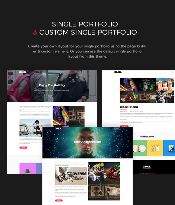 Cimol - Responsive One & Multi Page Portfolio Theme - 5